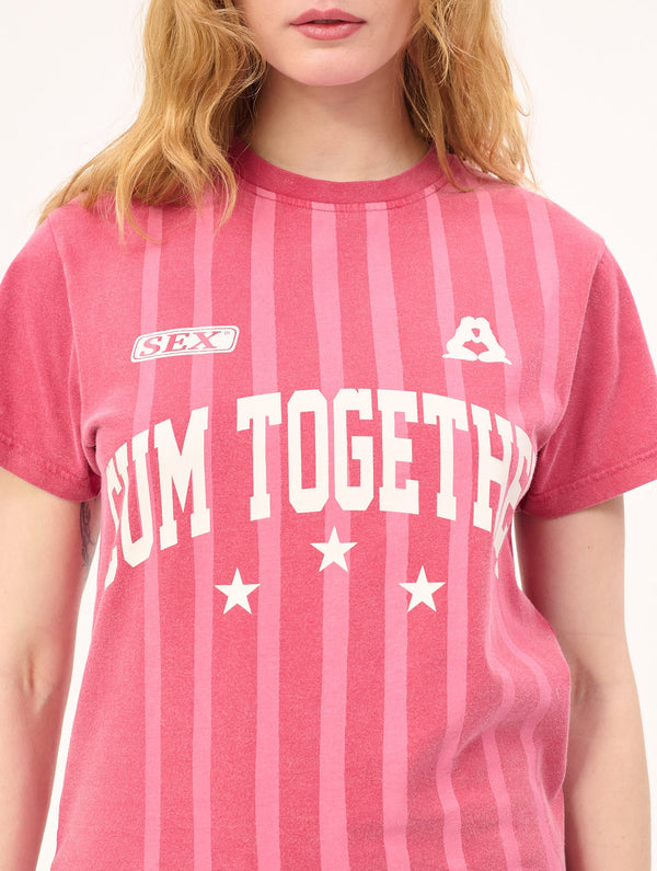 Team Player T-shirts : Off-Red