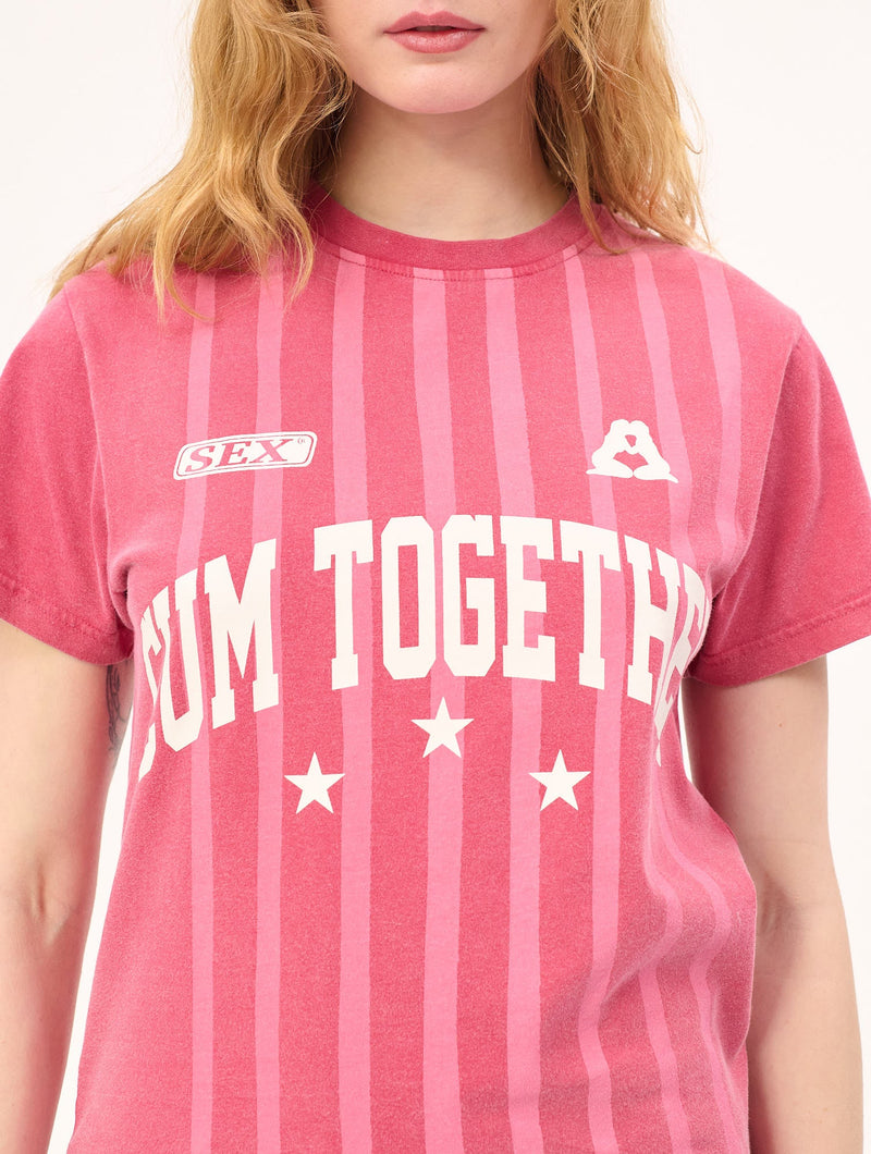Team Player T-shirts : Off-Red