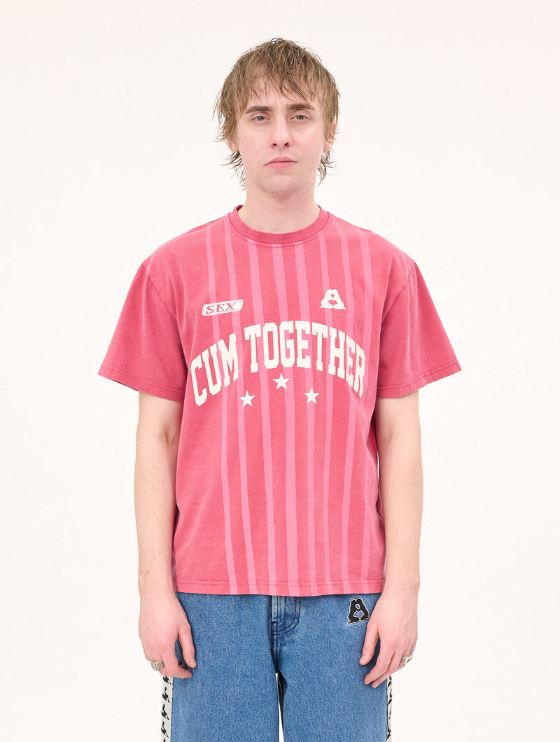 Team Player T-shirts : Off-Red