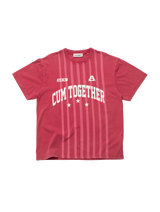 Team Player T-shirts : Off-Red