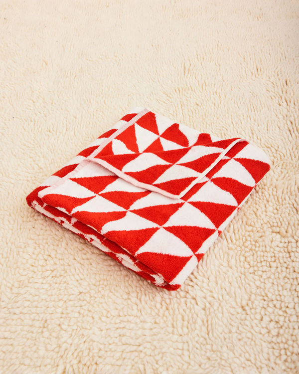 Terra Pattern Towels - Sail bath towel