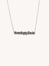 The Carne Code Necklace : Silver