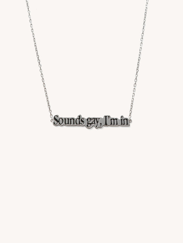 The Carne Code Necklace : Silver