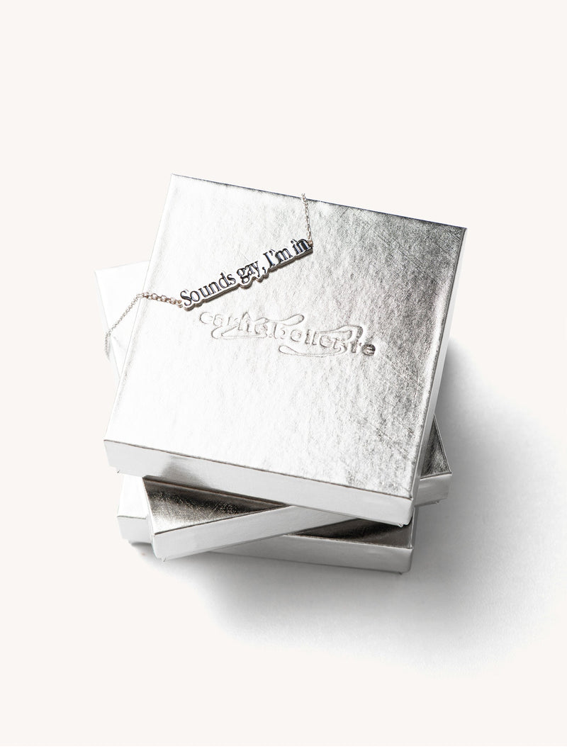 The Carne Code Necklace : Silver