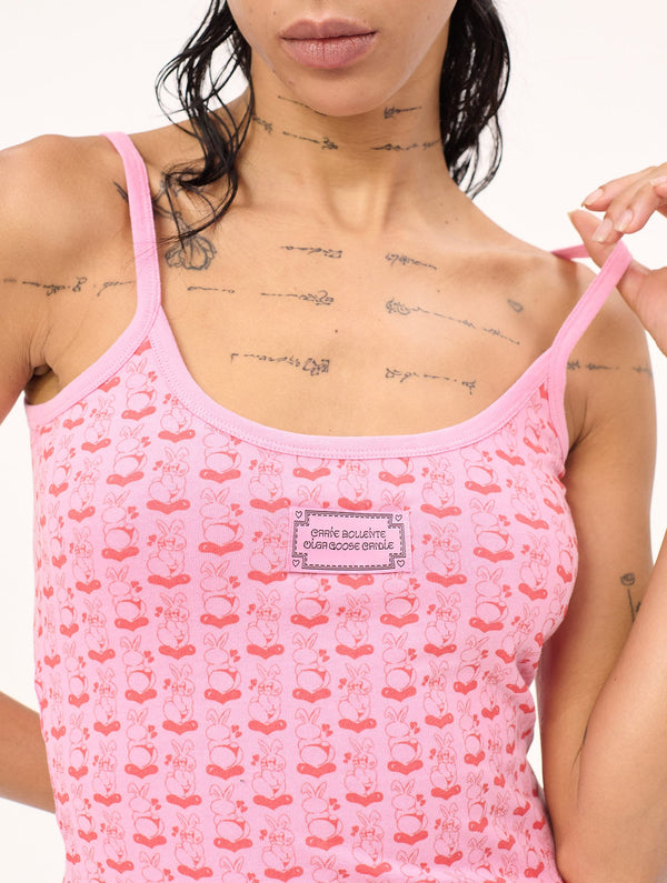 Trippy Bunnies LS T-shirt : Pink