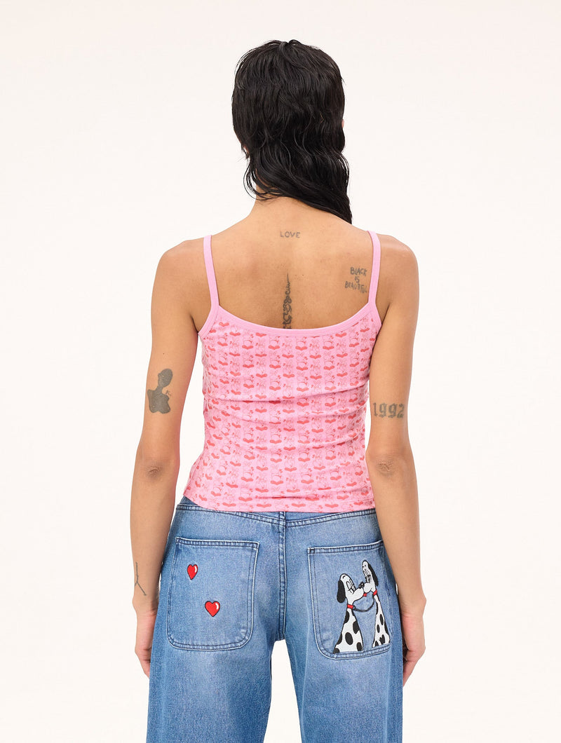 Trippy Bunnies LS T-shirt : Pink