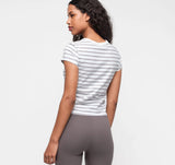 True Heavy Mini Tee - Steamy Stripe