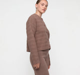 True Knit Chunky Cardigan - Shadow