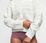 True Knit Chunky Cardigan - Steamy