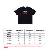 Two Flower Tee - Black