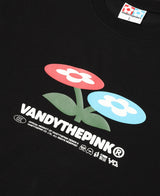 Two Flower Tee - Black