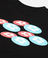 Two Flower Tee - Black