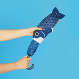 Umbrella Koi Fish Blue with Cover