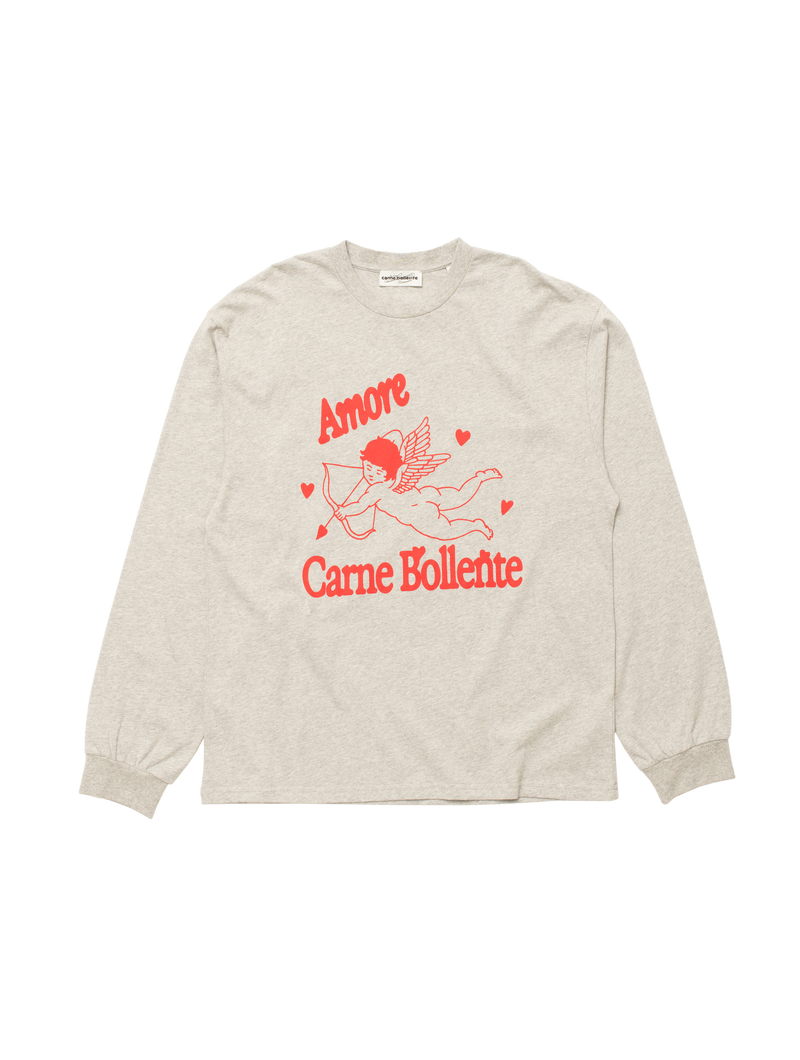 Under Your Love Spell LS T-shirt : Melange Grey