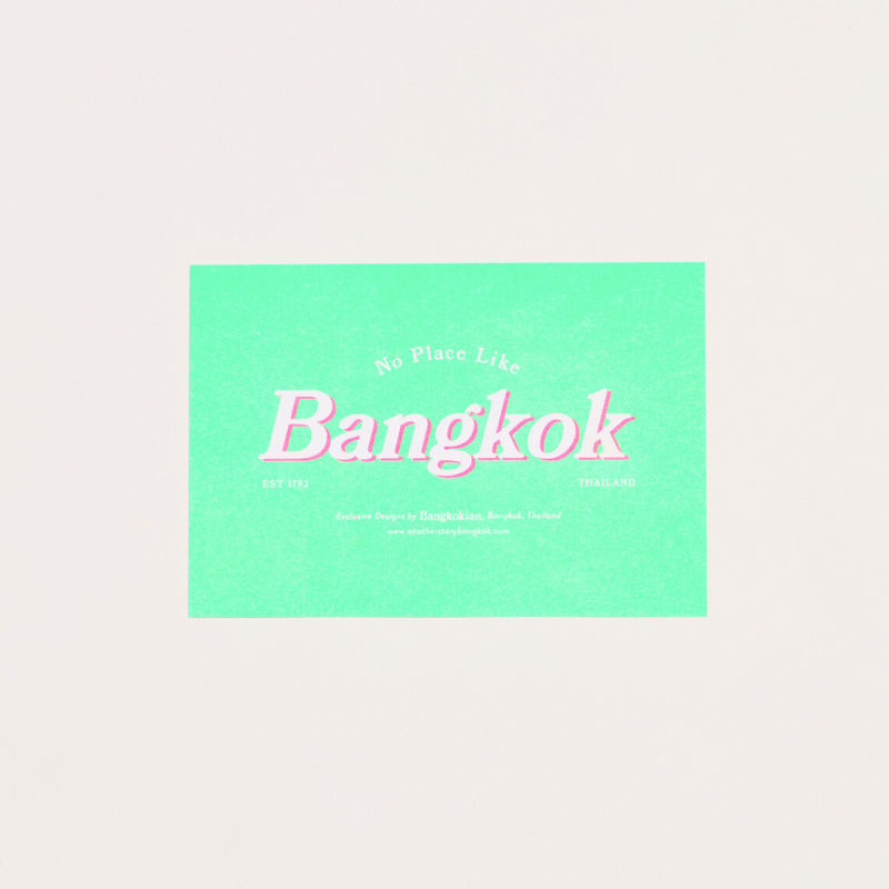 BANGKOKIAN POSTCARD - BANGKOK NEON GREEN