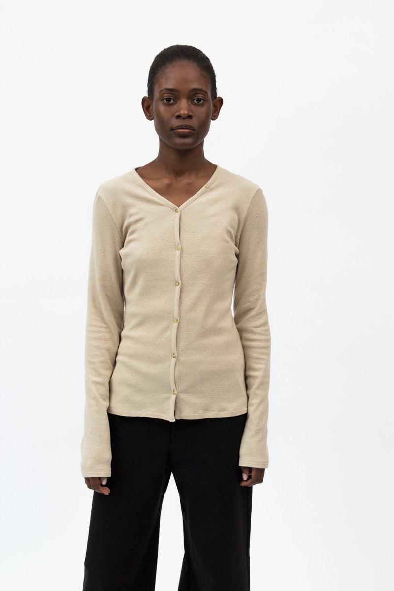 VIEWS CARDIGAN - Beige