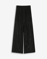 Loose lace pants noir Vincent
