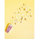 VONDELS Ornament glass red white popcorn