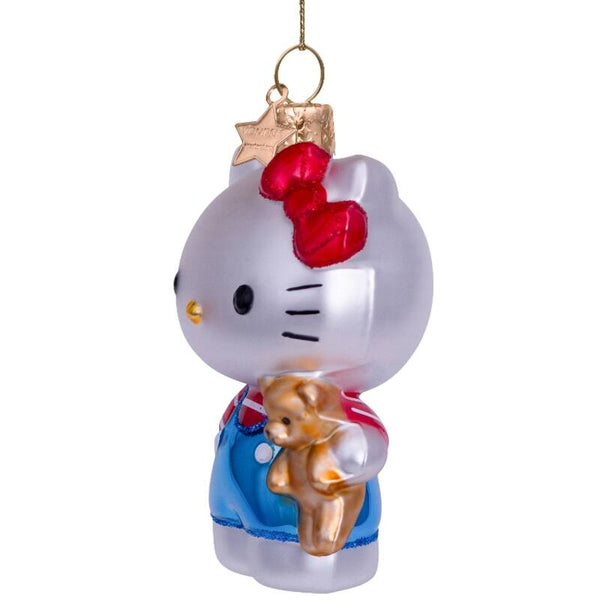 VONDELS Ornament Ornament glass Hello Kitty blue w bear