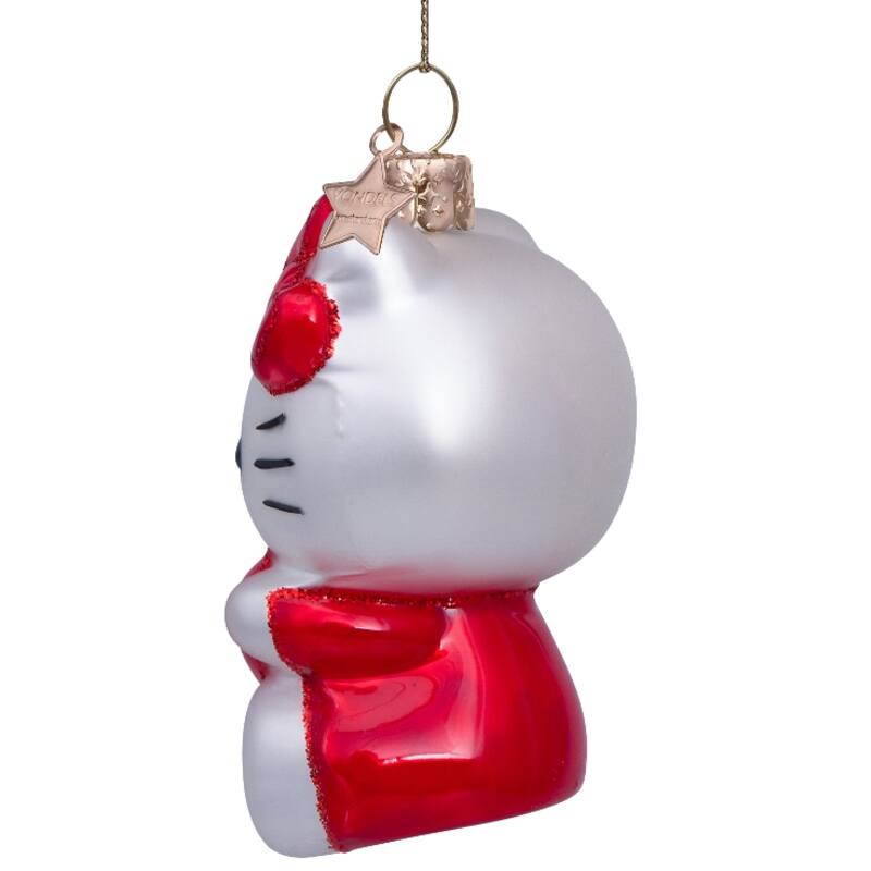 VONDELS Ornament glass Hello Kitty w heart