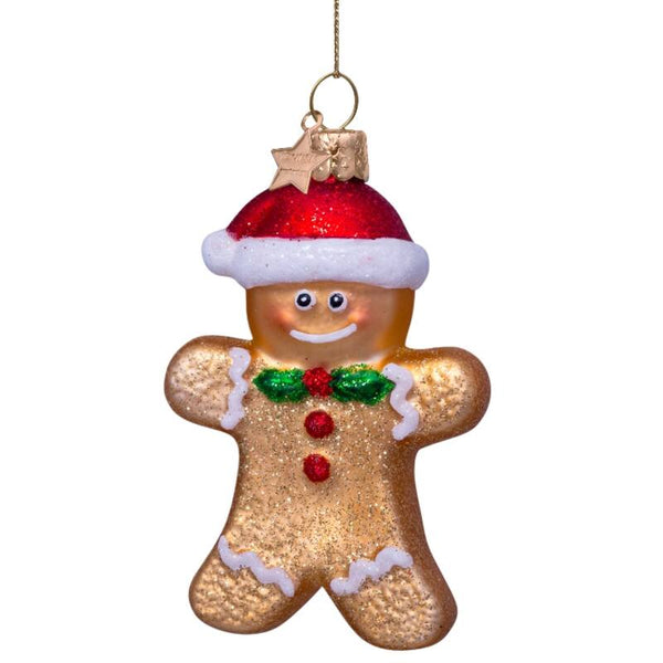 VONDELS Ornament glass gingerbread cookie