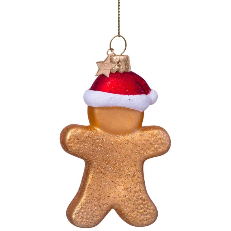 VONDELS Ornament glass gingerbread cookie