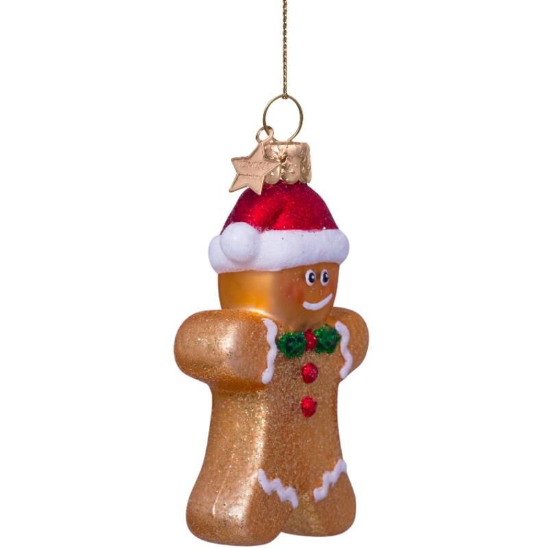 VONDELS Ornament glass gingerbread cookie