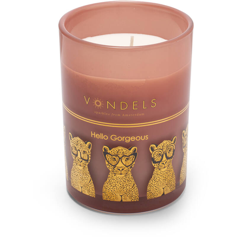 VONDELS Scented candle Hello Gorgeous old pink 250gr