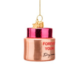 VONDELS Ornament glass pink day cream H5cm