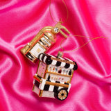 VONDELS Ornament glass gold fire extinguisher champagne