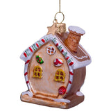 VONDELS Ornament glass gingerbread house multi