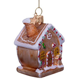 VONDELS Ornament glass gingerbread house multi