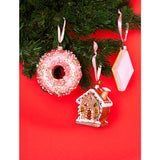 VONDELS Ornament glass gingerbread house multi