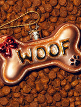 VONDELS Ornament glass dog bone H5cm