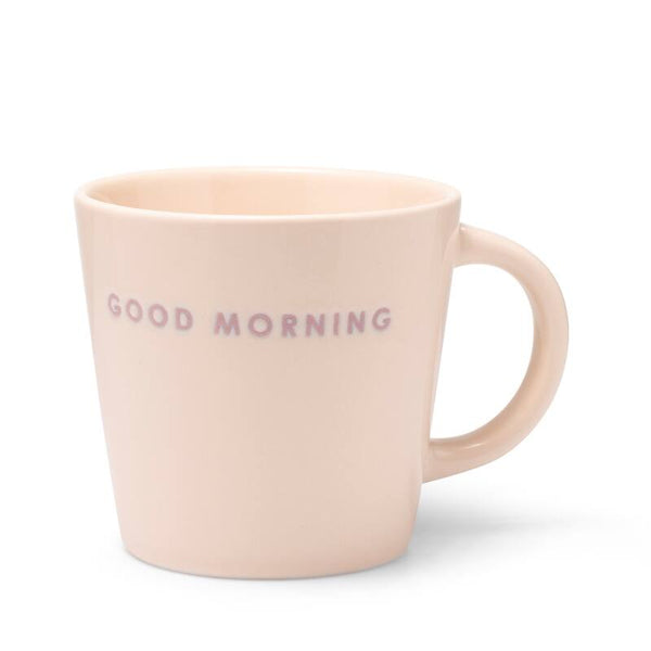 VONDELS Cappuccino cup ceramic good morning ecru 250ml