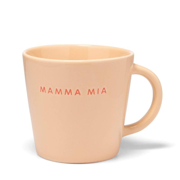 VONDELS Cappuccino Cup ceramic MAMMA MIA camel 250ml