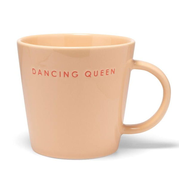 VONDELS Tea cup ceramic DANCING QUEEN camel 350ml