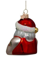 VONDELS Ornament glass red santa tattoos