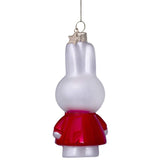 VONDELS Ornament glass Nijntje Miffy santa dress