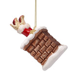 VONDELS Ornament glass chimney mrs Santa Claus H10cm