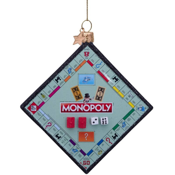 VONDELS Ornament glass Monopoly playing board ENG