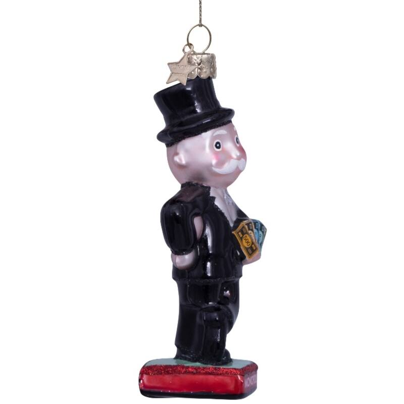 VONDELS Ornament glass Monopoly rich uncle Pennybags