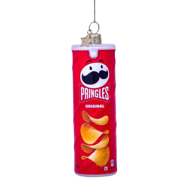 VONDELS Ornament glass opal red Pringles H11cm