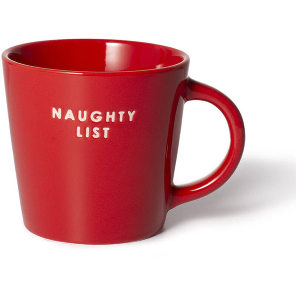 VONDELS Ceramic cappuccino cup NAUGHTY LIST red 250ml