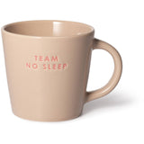 VONDELS Ceramic cappuccino cup TEAM NO SLEEP beige 250ml