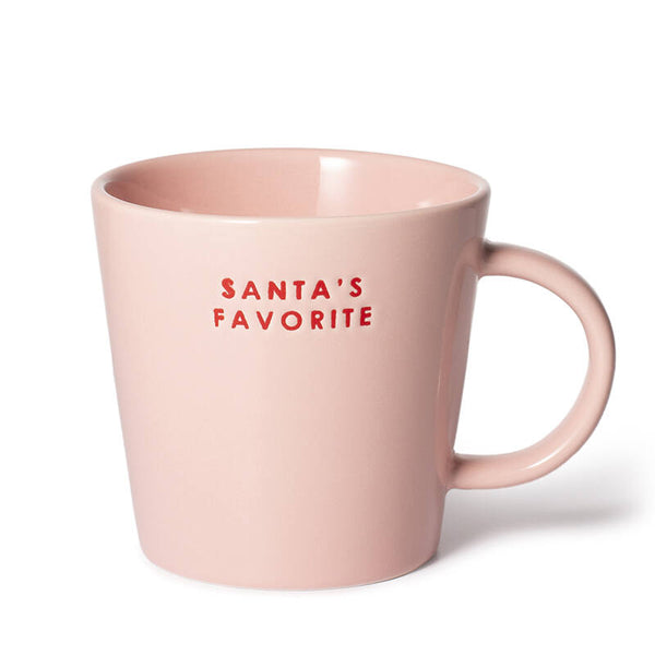VONDELS Tea cup ceramic santas favorite pink 350ml