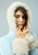 PEGGY CARDIGAN - PALE BLUE
