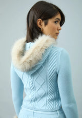 PEGGY CARDIGAN - PALE BLUE