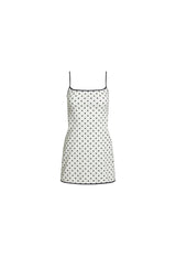 VOYAGE MINI DRESS - MOONLIGHT POLKA