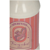 Vase Aperitivo Bird Earthenware Orange 7x7x20.7cm